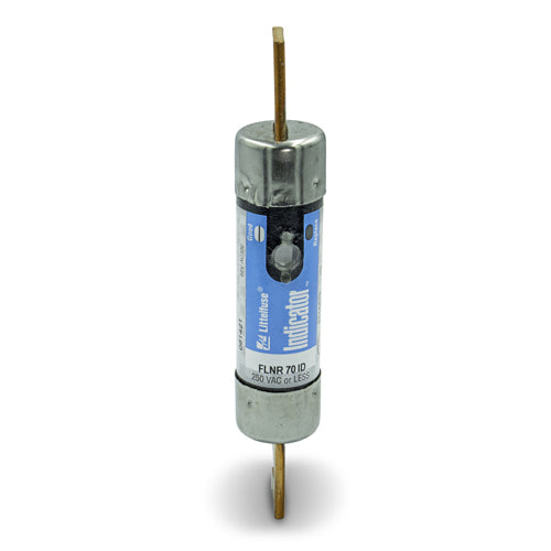 Littelfuse FLNR_ID 70A Class RK5 Fuse, Dual Element, Time Delay, With Indication, 250Vac/125Vdc, FLNR070ID