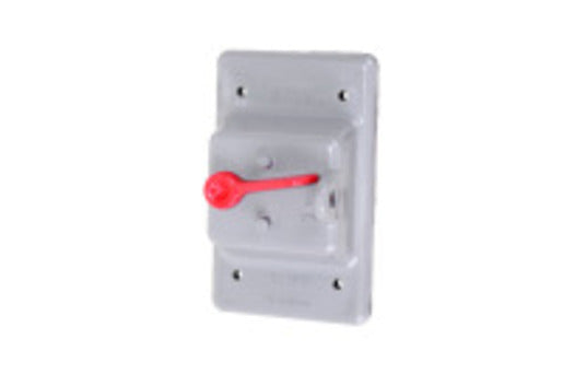 IPEX VSC15/10 1-Gang Weatherproof Toggle Switch Cover | Durable Electrical Cover for Outdoor and Indoor Use