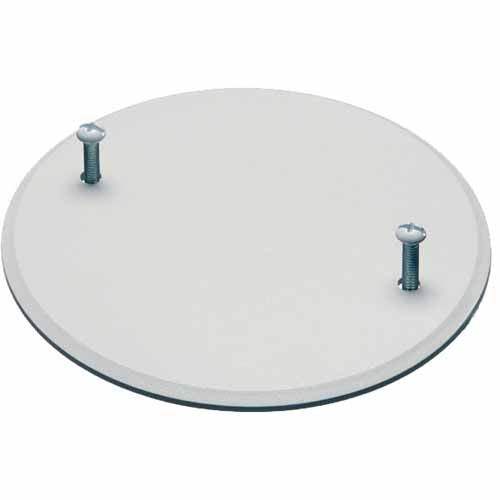 Arlington CP40 - 4" Round or Octagonal Box Cover - Paintable White Plastic-50